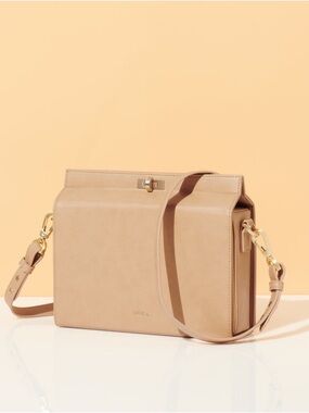Inka The Lunch Kit Crossbody Bag with Gold Hardware